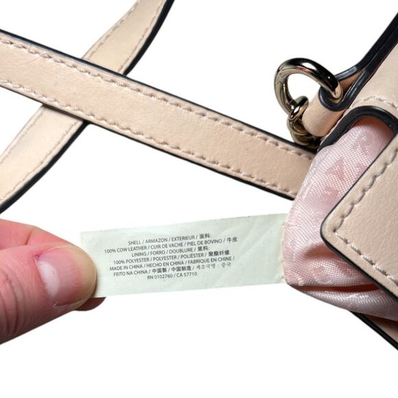 Kate Spade Hancock Park Angelica Bow Leather Crossbody Bag Warm Vellum Pink - Picture 5 of 7